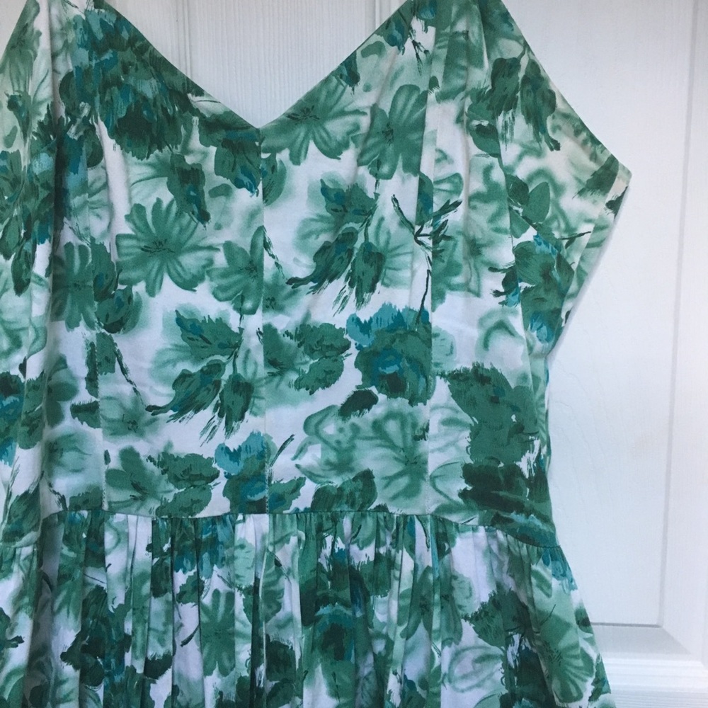 Trashy Diva mini dress, Jade Watercolor size 14